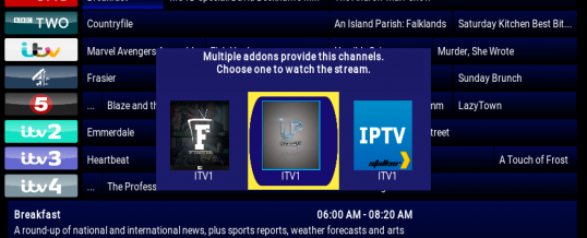Change Linked Source in iVue TV Guide
